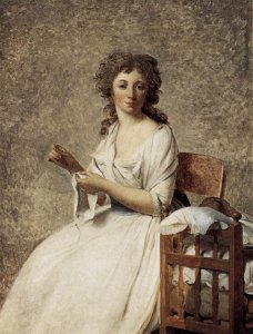 Portrait of Madame Seriziat 1795