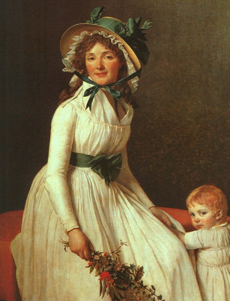 Portrait of Madame Seriziat 1795