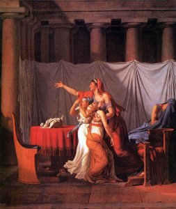 Study for the Oath of the Horatii, Camilla