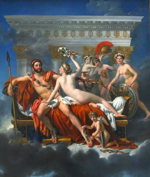 Mars Disarmed by Venus and the Three Graces 1824