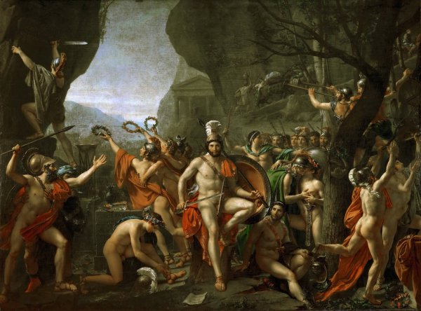 Leonidas at Thermopylae 1814