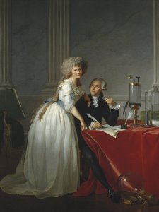 Portrait of Antoine-Laurent and Marie-Anne Lavoisier 1788